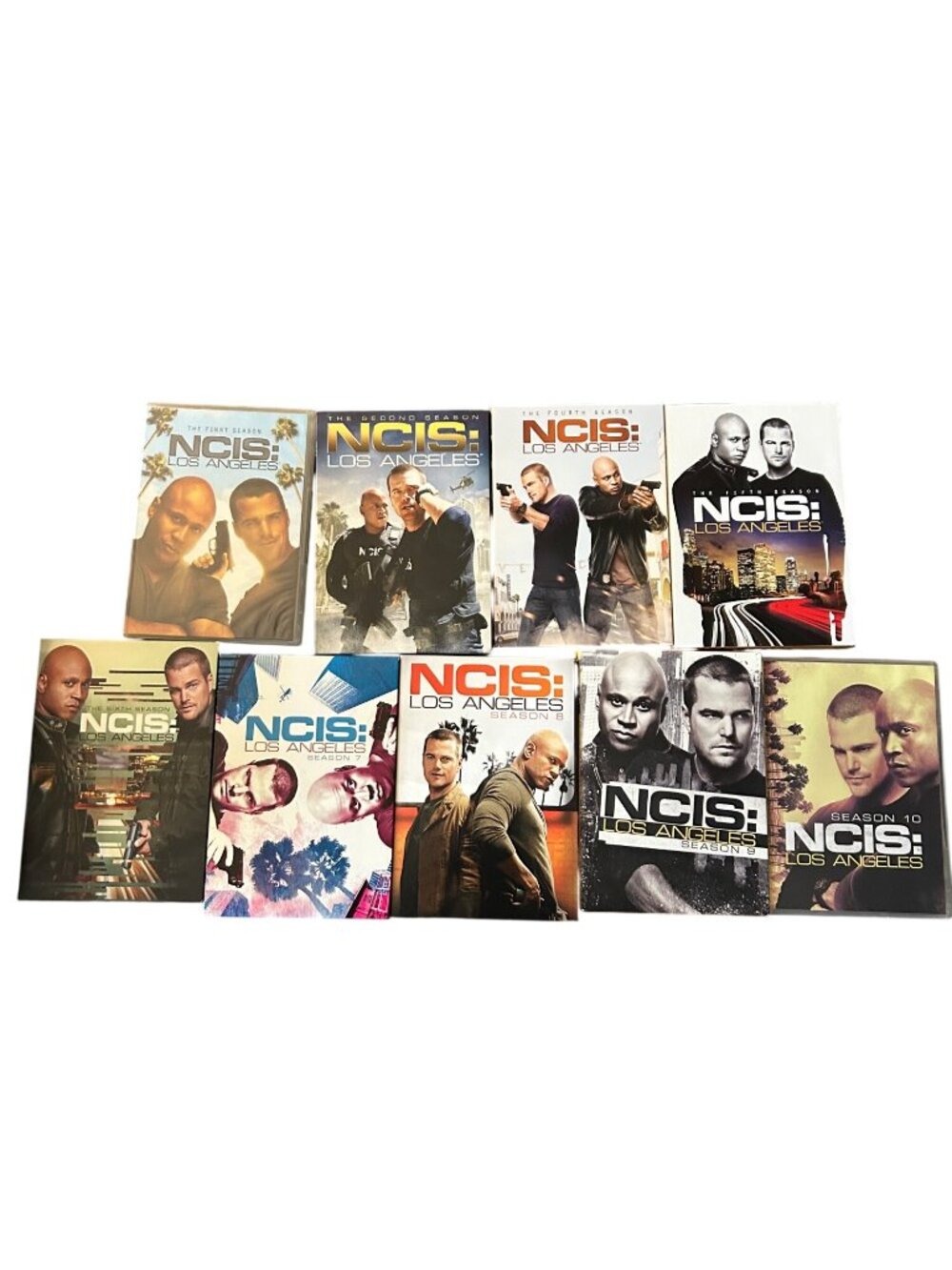NCIS: Los Angeles Seasons 1,2 4-10 DVD Set - Action Crime Drama TV Series Collec